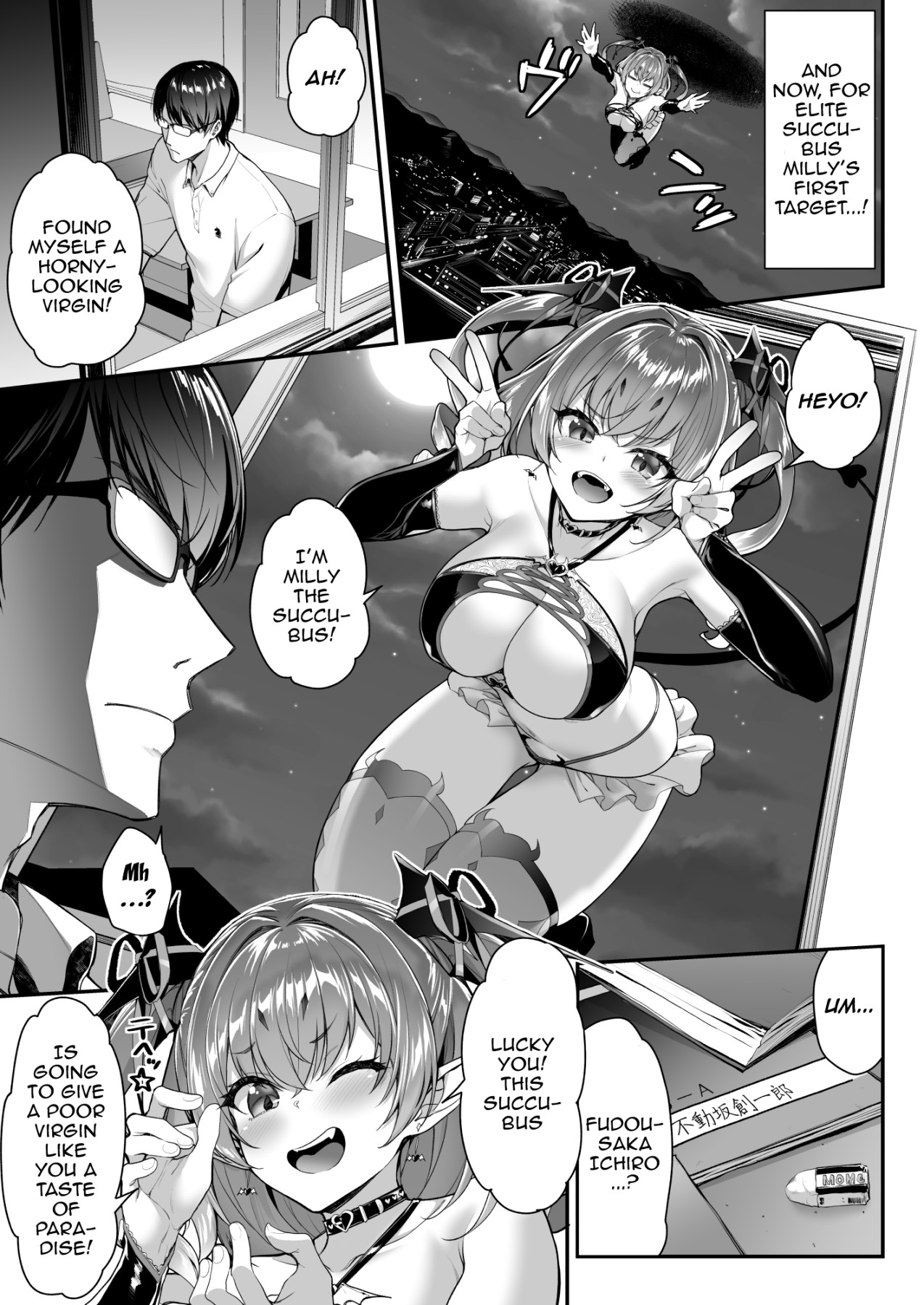 Hentai Manga Comic-This Small Fry Succubus-chan Wants Your Sperm!-Read-4